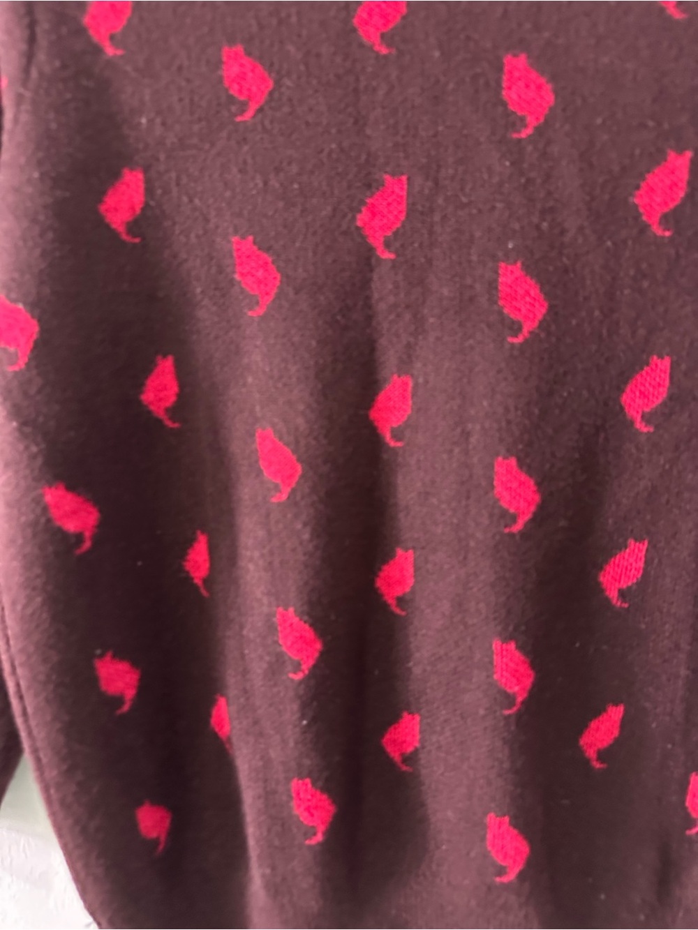 LOFT Cat Pattern Cardigan - Picture 8 of 8